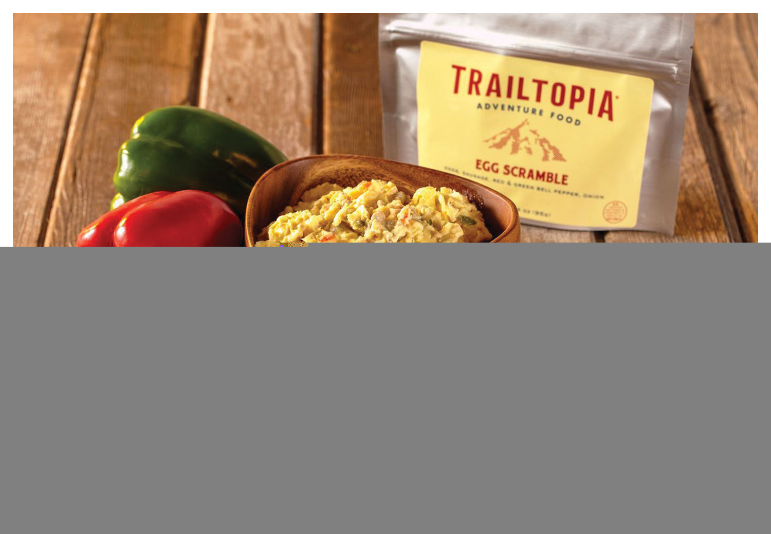 Trailtopia Egg Scramble GF - Gluten-Free Breakfast Mix for Active Lifestyles