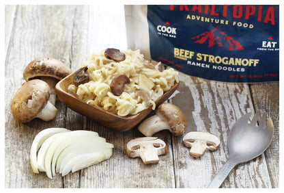 Trailtopia Beef Stroganoff Ramen - Delicious Ready-to-Eat Meal