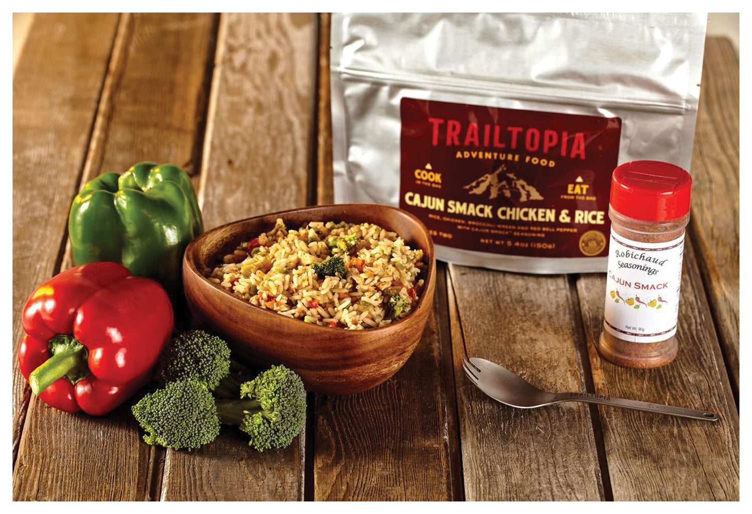 TrailTopia Cajun Chicken and Rice Gluten-Free Meal