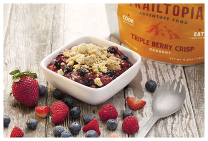 TRAILTOPIA Triple Berry Crisp GF - Gluten-Free Trail Snack