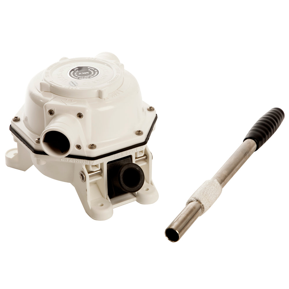 Whale Marine MK5 Manual Black Waste Sanitation Pump - Reliable Marine Waste Management