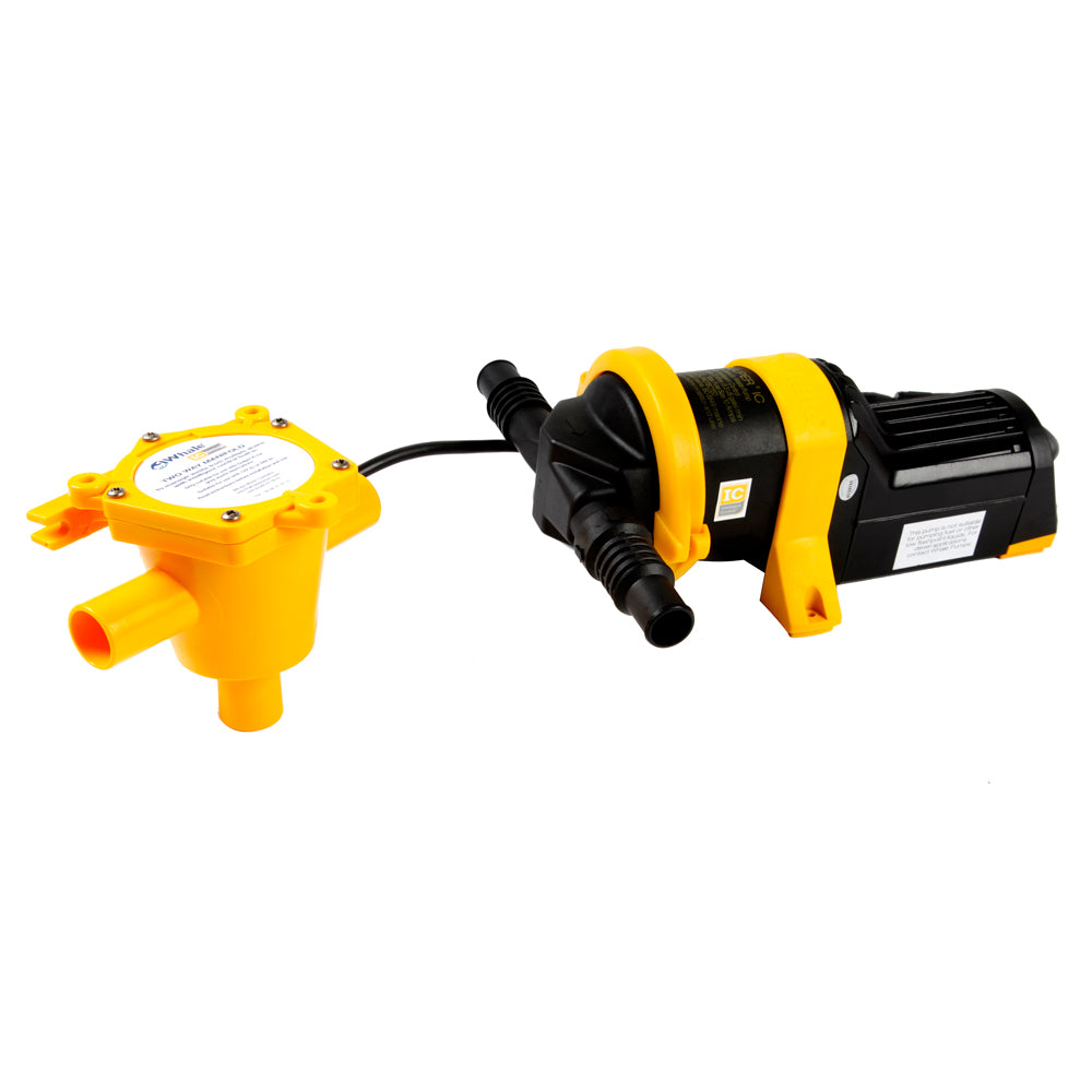 Whale Marine Grey IC Waste Pump 24V - Intelligent Waste Management System