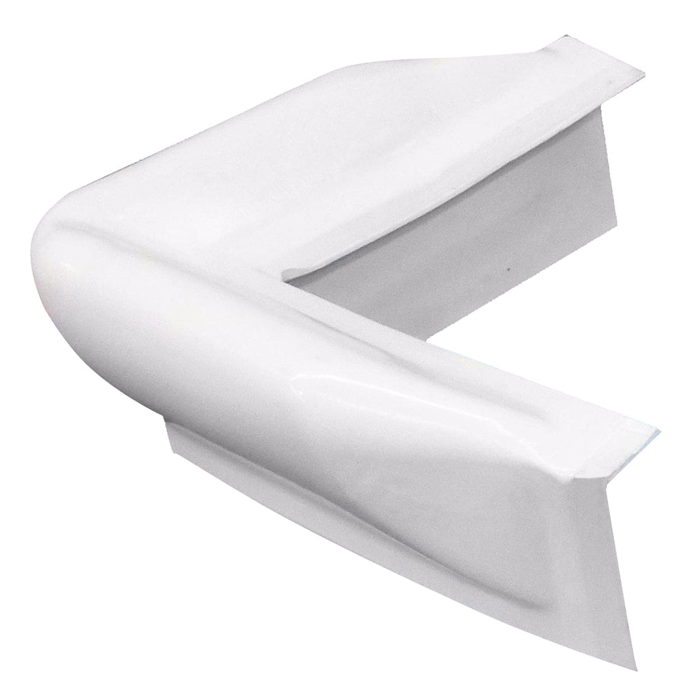 Dock Edge DE73103F White Corner Bumper for Dock Protection
