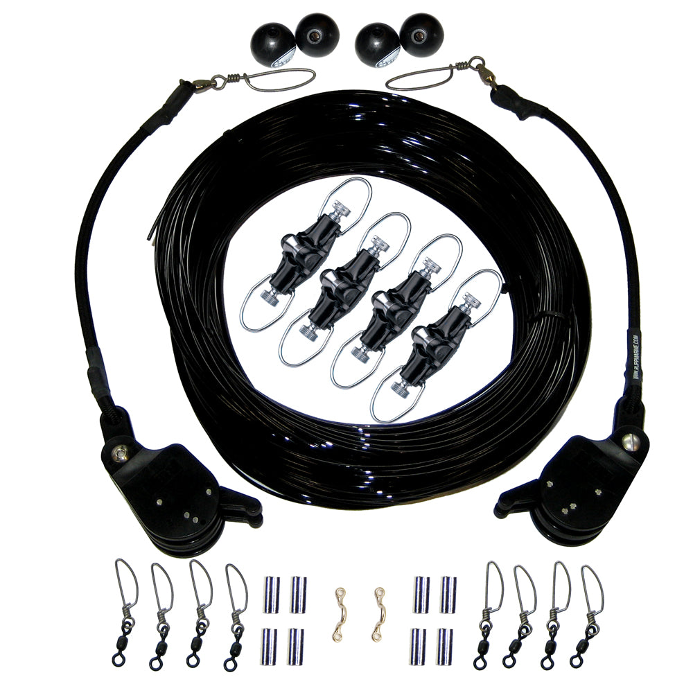 Rupp Marine Double Rigging Kit with Lok-Ups & Nok-Outs - 260 ft Black Mono