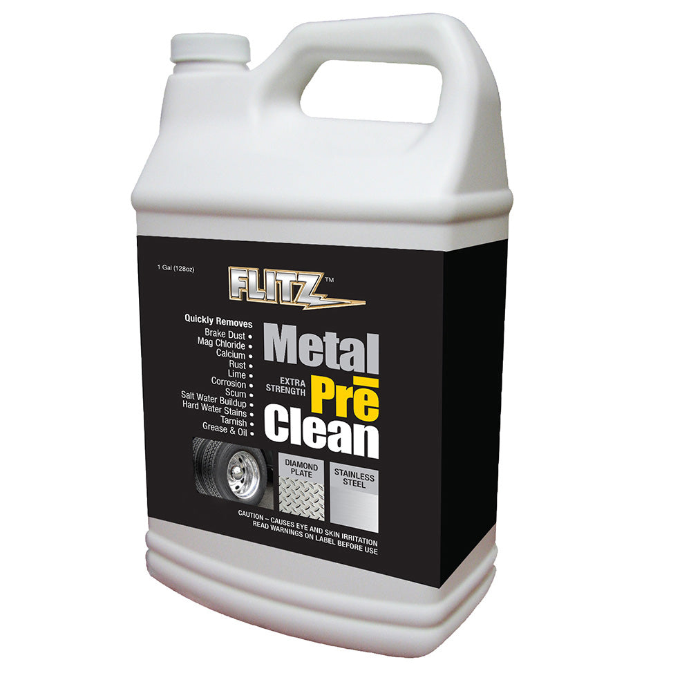 Flitz Metal Pre-Clean All Metals Including Stainless Steel Gallon Refill