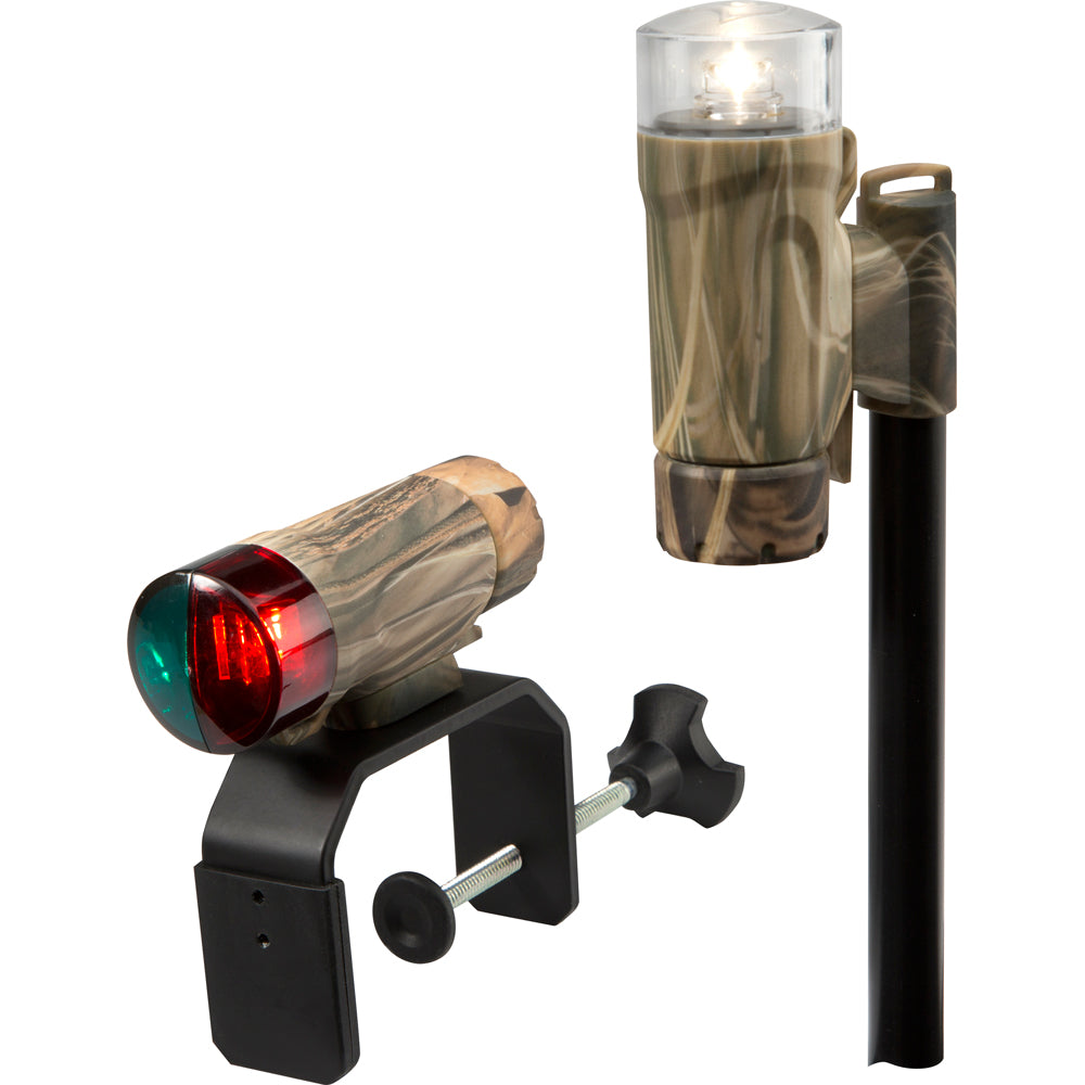 Attwood Marine Clamp-On Portable LED Light Kit with RealTree Max-4 Camo