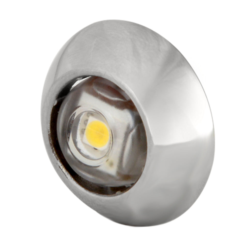 Lumitec Exuma Courtesy Light - Polished Stainless Housing with White Illumination