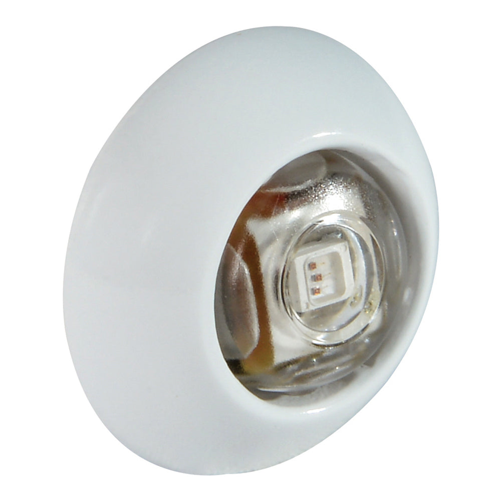 Lumitec Exuma Courtesy Light with White Housing and Blue Illumination