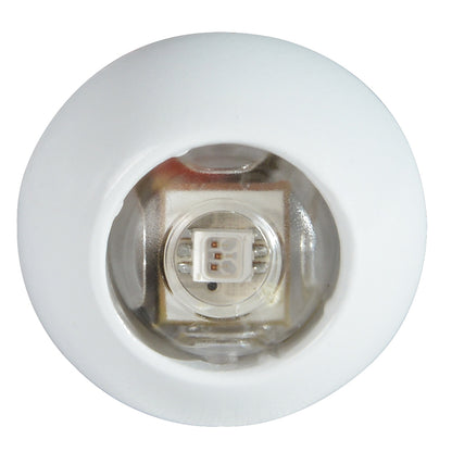 Lumitec Exuma Courtesy Light with White Housing and Blue Illumination