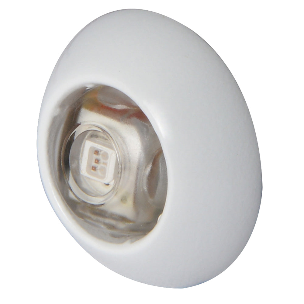 Lumitec Exuma Courtesy Light with White Housing and Blue Illumination