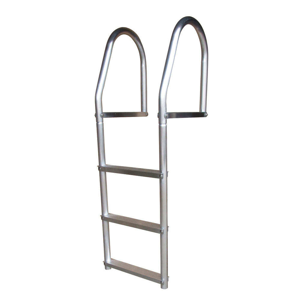 Dock Edge Fixed Eco Weld-Free Aluminum 3-Step Dock Ladder