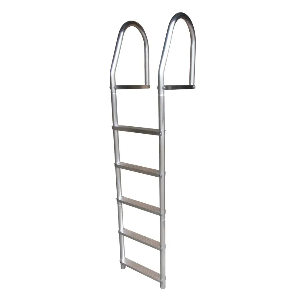 Dock Edge Fixed Eco Weld-Free Aluminum 5-Step Dock Ladder for Safe Waterfront Access