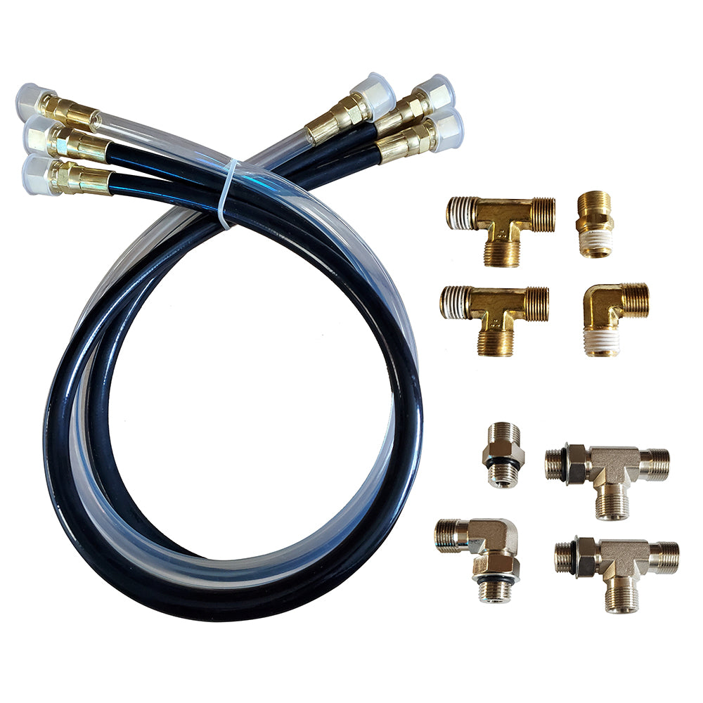 SI-TEX Autopilot Hydraulic Steering Installation Kit with Hoses & Fittings - Part OC17SUK42