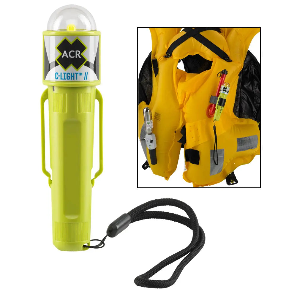 ACR Electronics C-Light Personal Distress Light with 20 Lumen LED, Waterproof and Compact