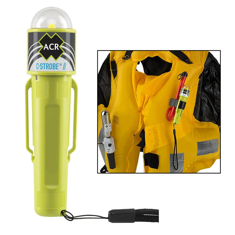 ACR Electronics C-Strobe Personal Distress Signal Light with 45 Lumen LED and 120-Hour Battery Life