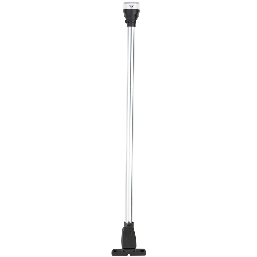 Attwood Marine LightArmor Fold Down 12-Inch All Around Light with Cam-Lock Base