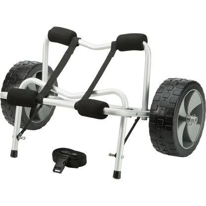 Attwood Marine Collapsible Kayak & Canoe Carrying Cart with Premium Wheels - Part 11930-4