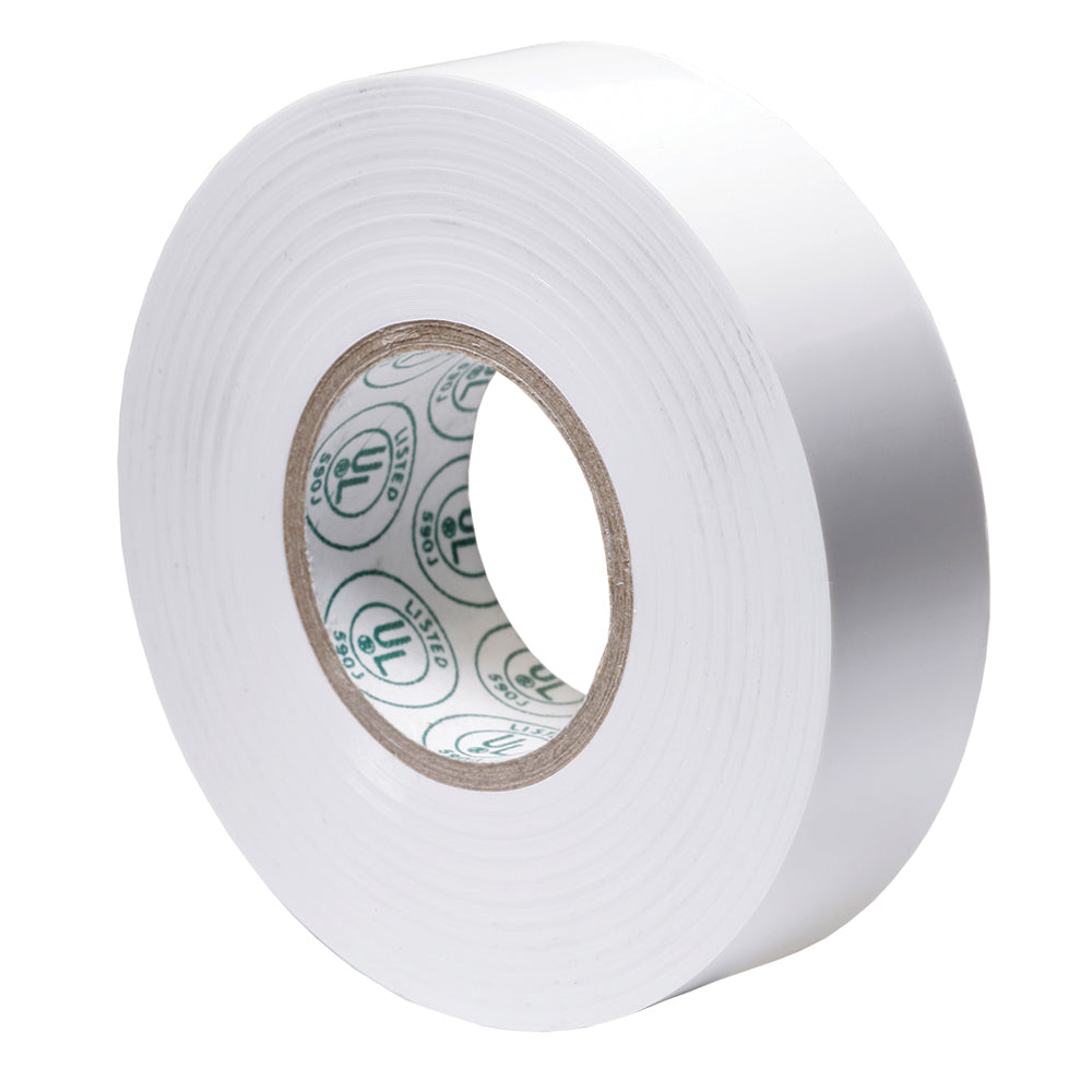 Ancor Premium Electrical Tape - 3/4 inch x 66 feet, White
