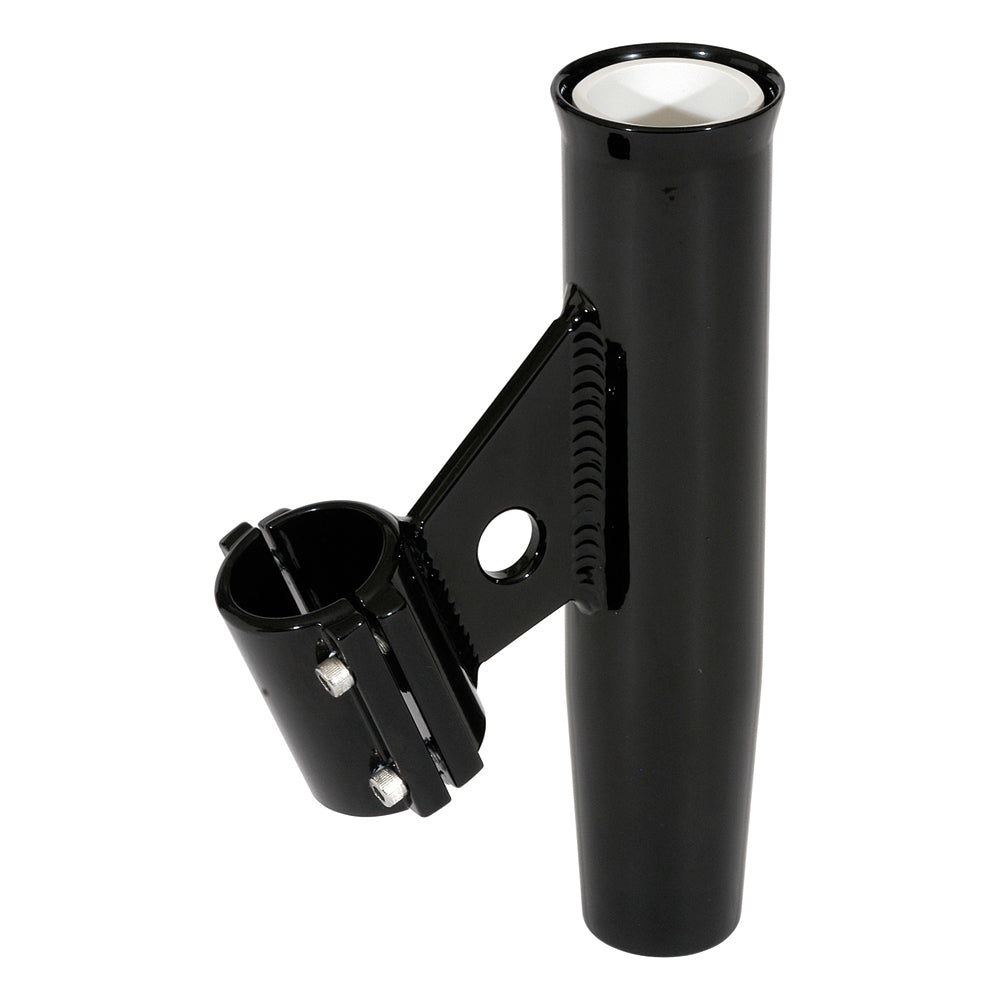 Lee's Tackle Clamp-On Black Aluminum Vertical Mount Rod Holder for 2.375-inch O.D. Pipe