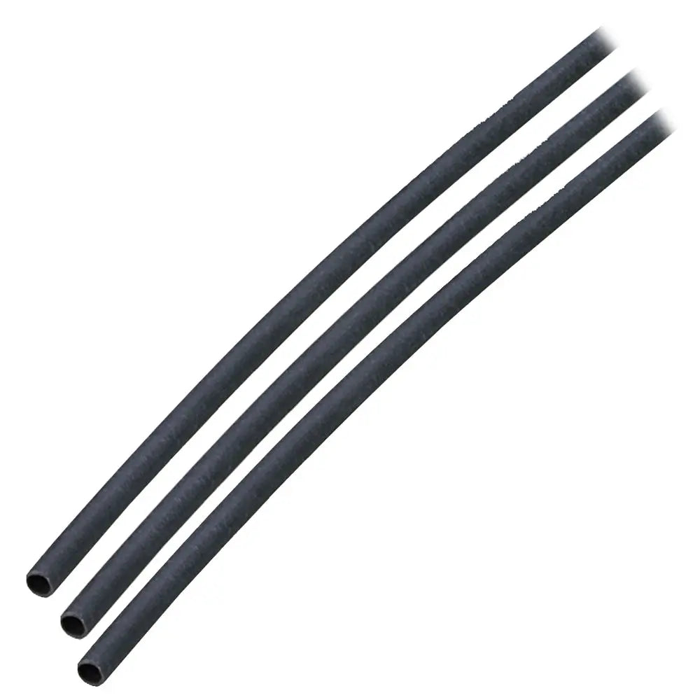 ANCOR 1/8" x 3' Black Heat Shrink Tubing – Durable Vinyl Insulation for Electrical and Automotive Applications