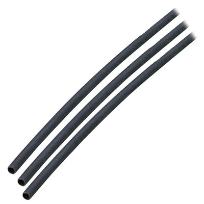 ANCOR 1/8" x 3' Black Heat Shrink Tubing – Durable Vinyl Insulation for Electrical and Automotive Applications
