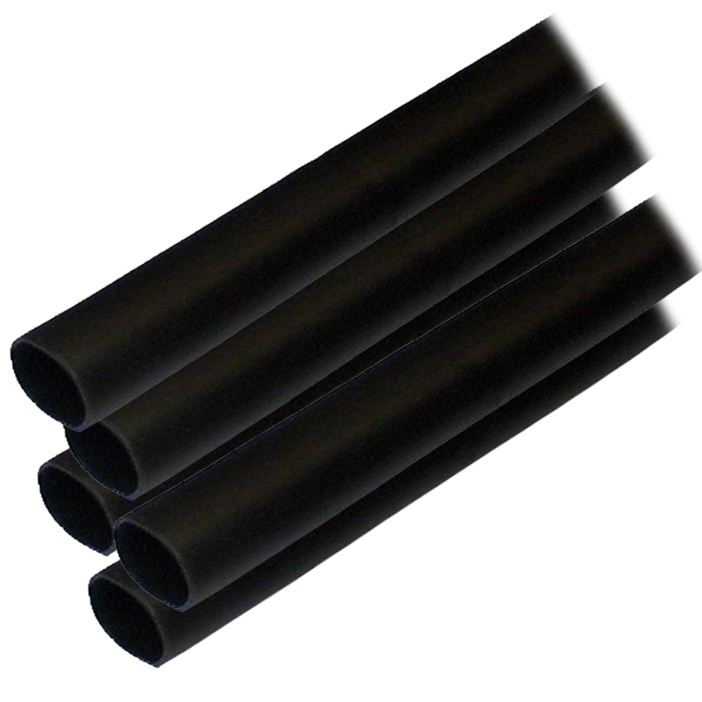 Ancor 305124 Adhesive Lined Heat Shrink Tubing, 1/2 Inch Diameter, 12 Inch Length, 5-Pack