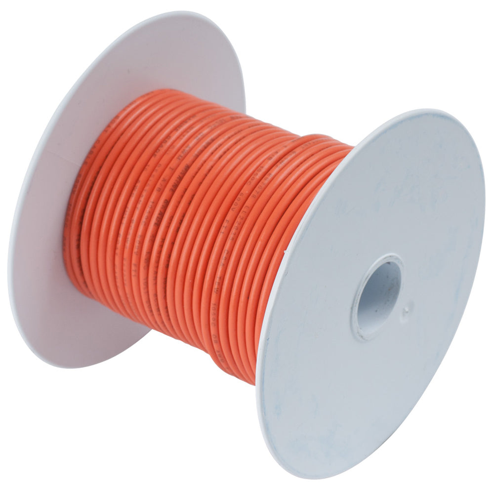 Ancor Orange 16 AWG Tinned Copper Wire - 500 Feet for Marine and Electrical Applications