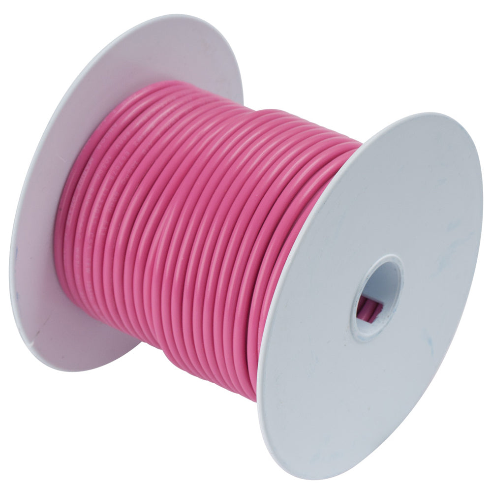 Ancor Pink 16 AWG Tinned Copper Wire - 100 Feet for Marine and Automotive Applications