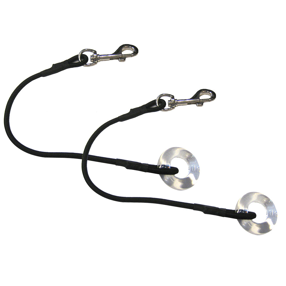 TACO Marine Shock Cord with Glass Eye Pair - Durable Marine Line Tension Solution
