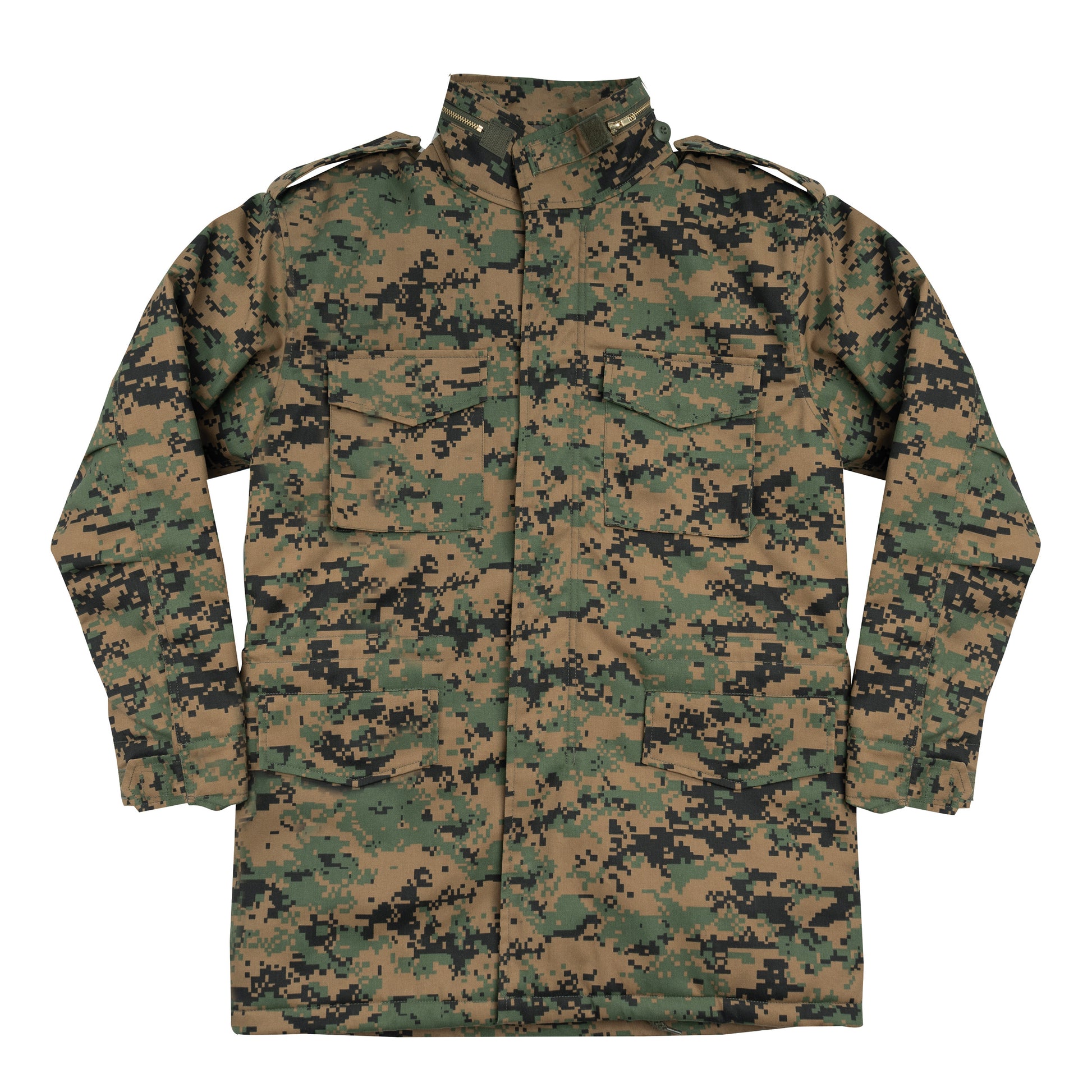 Rothco Kid's M-65 Field Jacket Woodland Digital Camo Size XL