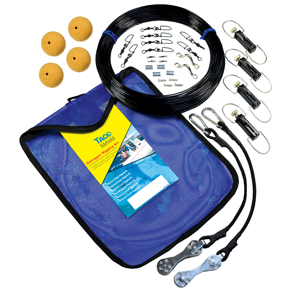 TACO Marine Premium Mono Double Rigging Kit (Part Number: RK-0002MP)