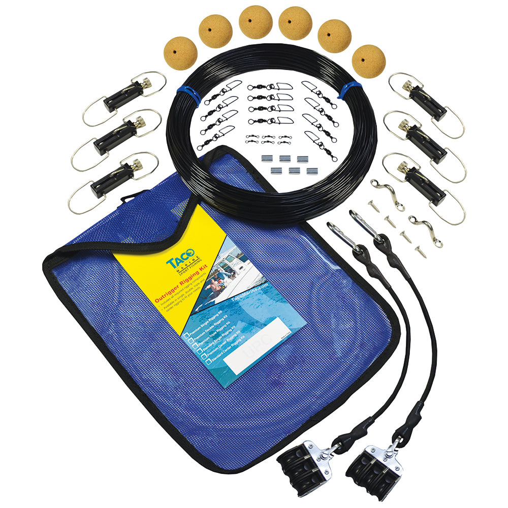 TACO Marine Premium Mono Triple Rigging Kit Part Number RK-0003MP
