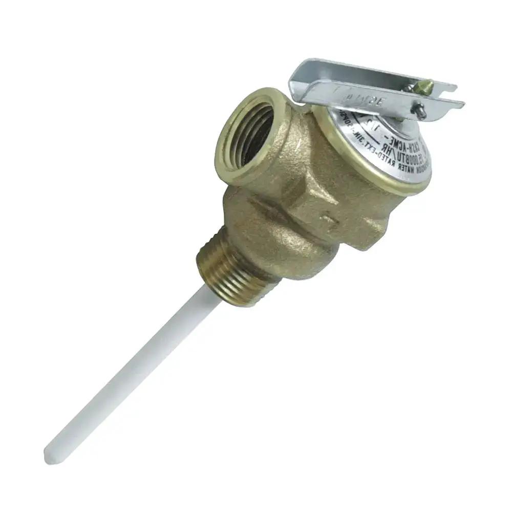 Camco Temperature & Pressure Relief Valve – 1/2 Inch with 4 Inch Probe for RV Water Heaters by Camco