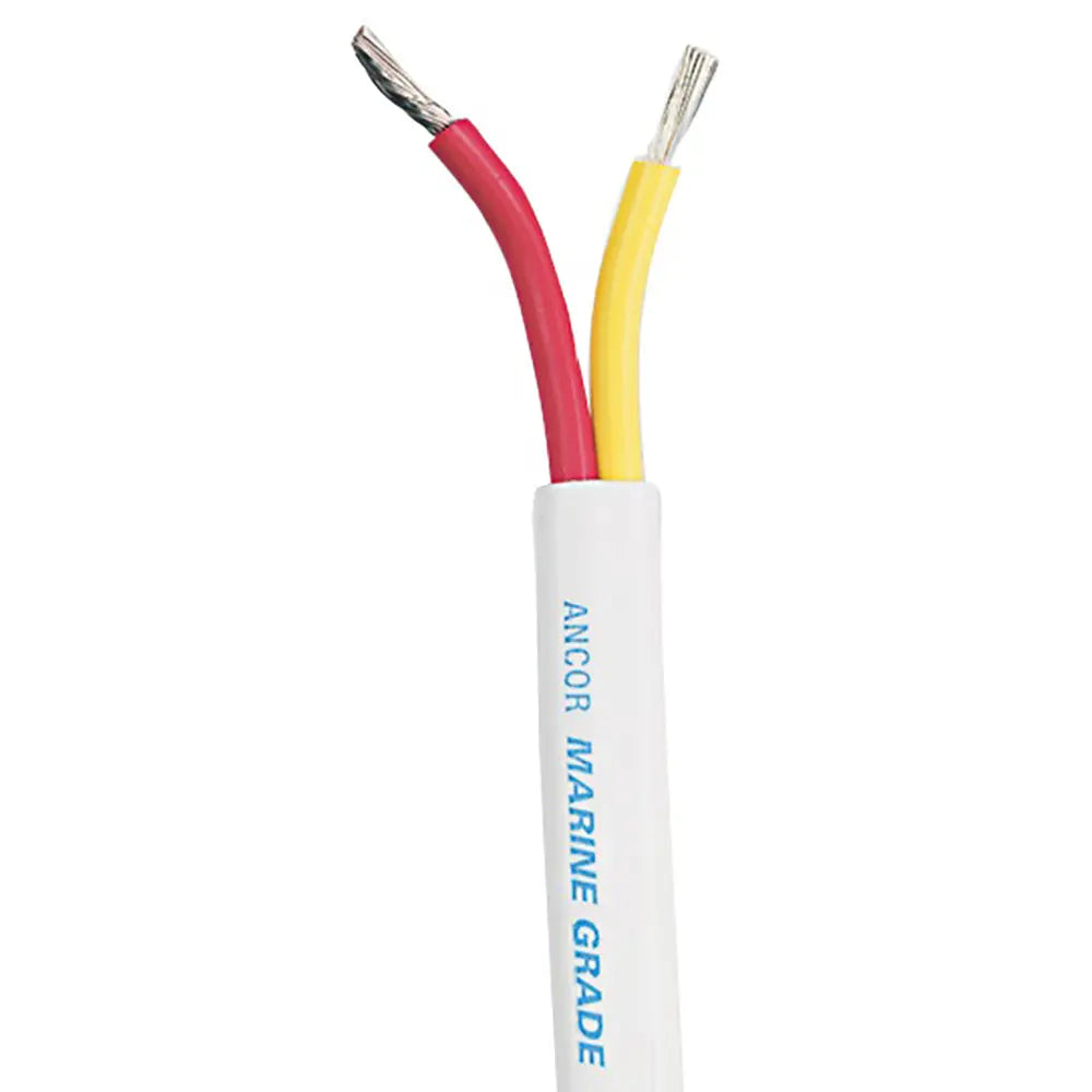 Ancor Safety Duplex Cable 18/2 AWG Red/Yellow Flat 500 Feet