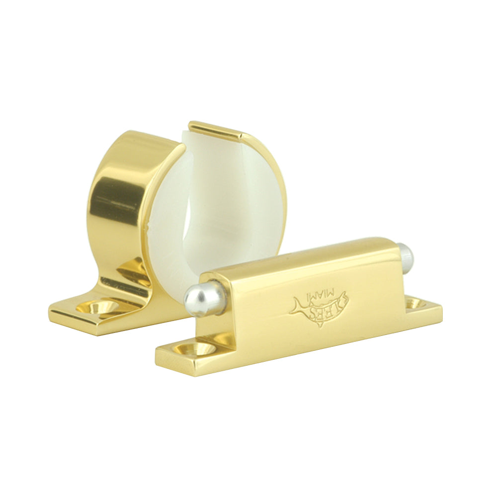 Lee's Tackle Rod and Reel Hanger Set for Shimano Tiagra 130 - Bright Gold