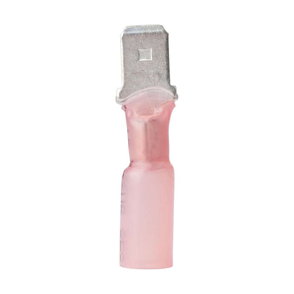 Ancor 22-18 Male Heatshrink Disconnects - 25-Pack for Reliable Marine and Automotive Wiring