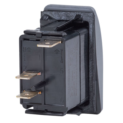 Blue Sea Systems Contura II SPST Switch Black - OFF-ON Part 7929