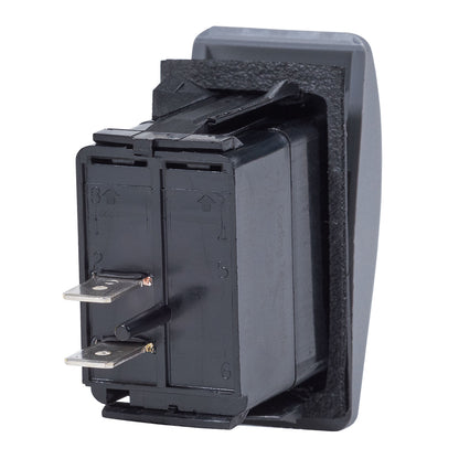 Blue Sea Systems Contura II SPST Switch Part Number 7930 - Black Off-On Toggle Switch for Marine and Automotive Applications