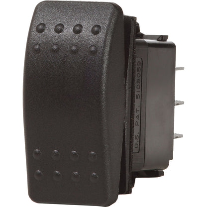 Blue Sea Systems Contura II SPST Switch Part Number 7930 - Black Off-On Toggle Switch for Marine and Automotive Applications