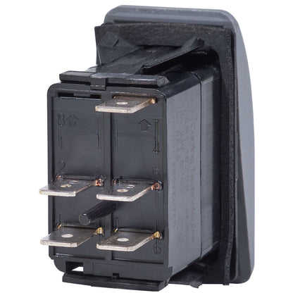 Blue Sea Systems Contura II DPST Switch Black - OFF-ON, Part Number 7934