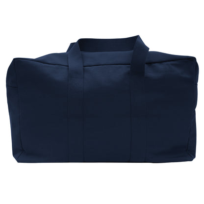 Rothco Canvas Parachute Cargo Bag Navy Blue - 75L Heavy Duty Duffle for Travel, Outdoor, and Tactical Use