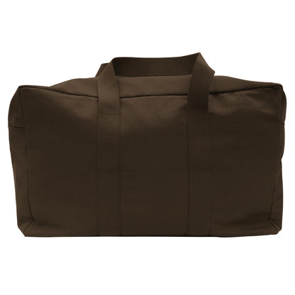 Rothco Canvas Parachute Cargo Bag Earth Brown – 75L Heavy Duty Duffle for Travel & Outdoor Use