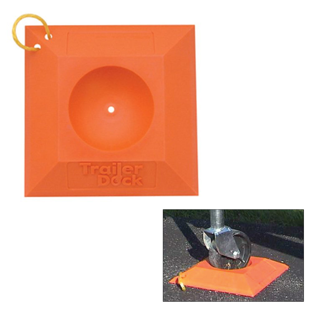 Safe-T-Alert Heavy Duty Trailer Dock and Jack Stand Pad - Versatile Support for Trailers and Vehicles