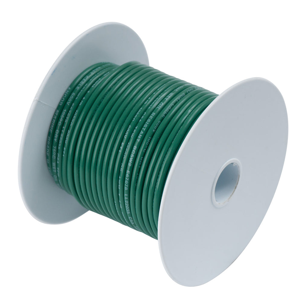 Ancor Green 8 AWG Tinned Copper Wire - 50 Feet for Marine and Automotive Applications