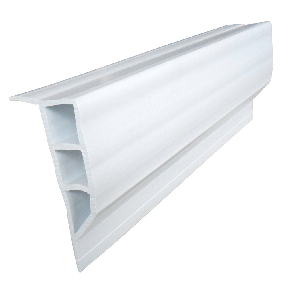 Dock Edge Standard PVC Full Face Profile - 16 ft Roll in White (Part DE1160F)