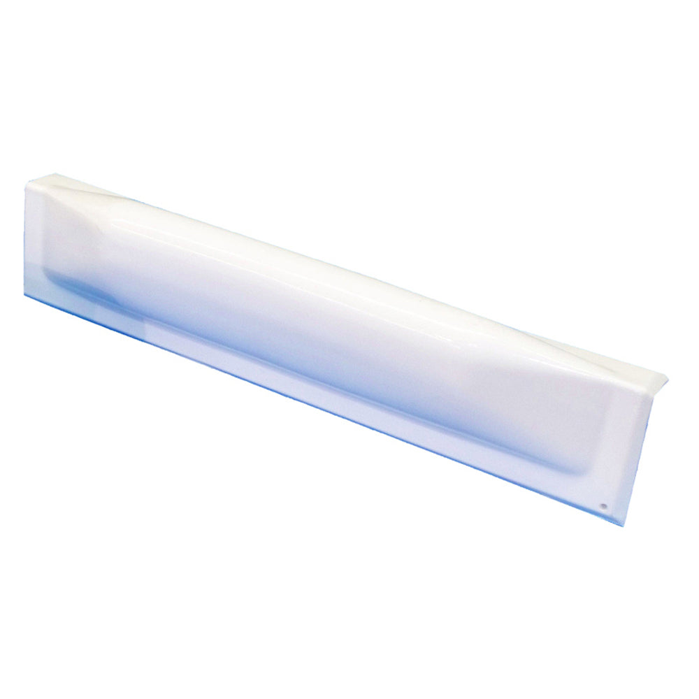 Dock Edge Straight Dock Bumper - 18 Inch White Dockguard, UV-Resistant Vinyl Protection