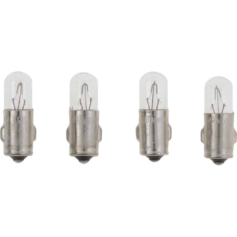VDO Type A White Metal Base Bulb - 12V - 4-Pack
