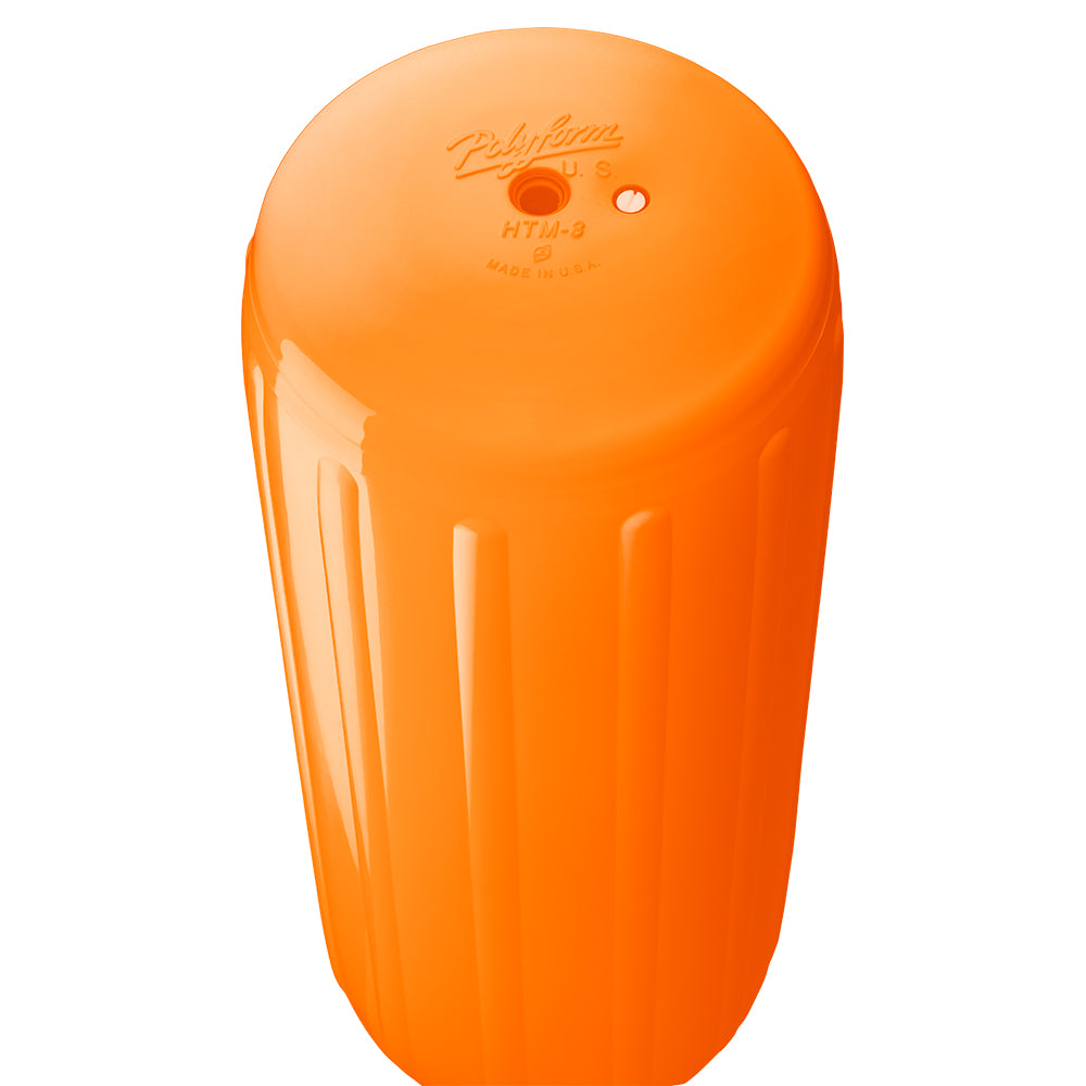 Polyform U.S. HTM-3 Fender 10.5" x 27" - Orange for Medium-Sized Boats