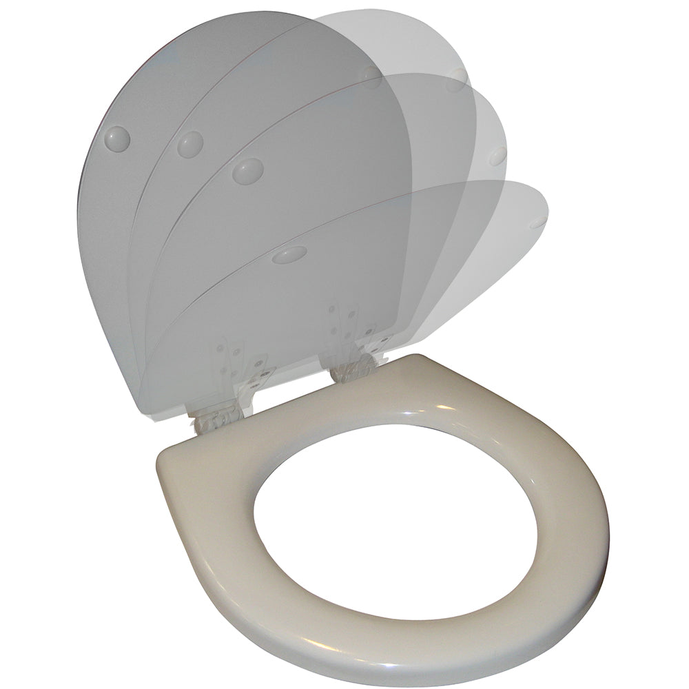 Raritan Slow Close Seat & Cover - White for Marine Toilets