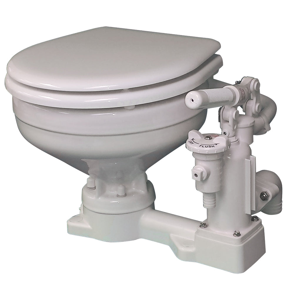 Raritan PH Superflush Toilet with Soft-Close Lid and Manual/Electric Operation
